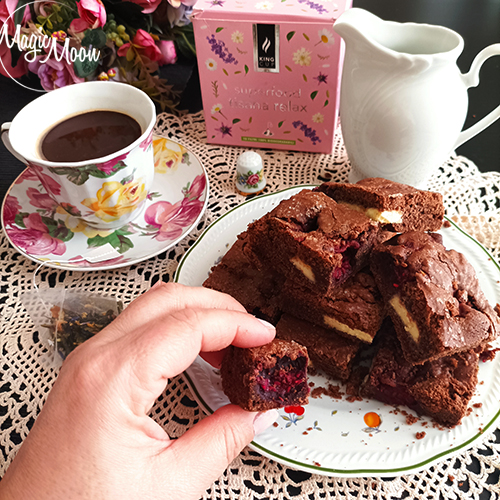 brownie ciccolato lamponi 